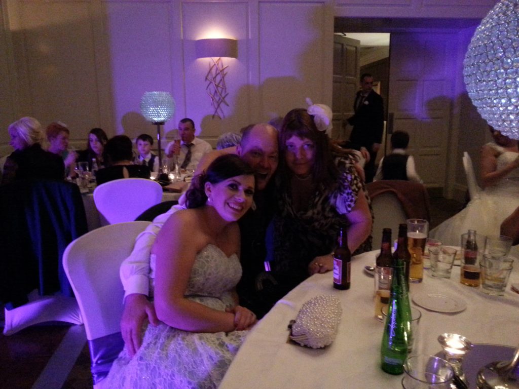 Pulse Wedding Band Western House Ayrshire 22-08-2015 Guests at Table