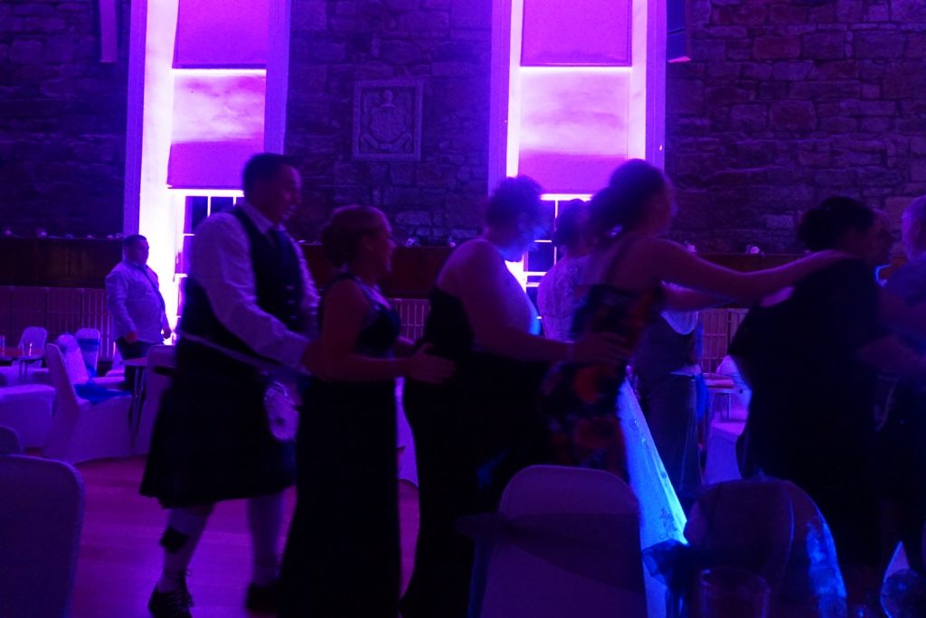 Pulse Wedding Band with horn section Scotland Colzium House