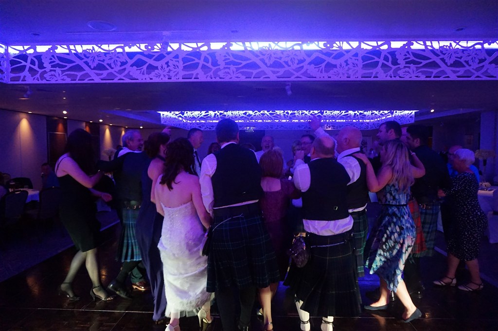 Pulse wedding band at Marriott Dalmahoy near Edinburgh