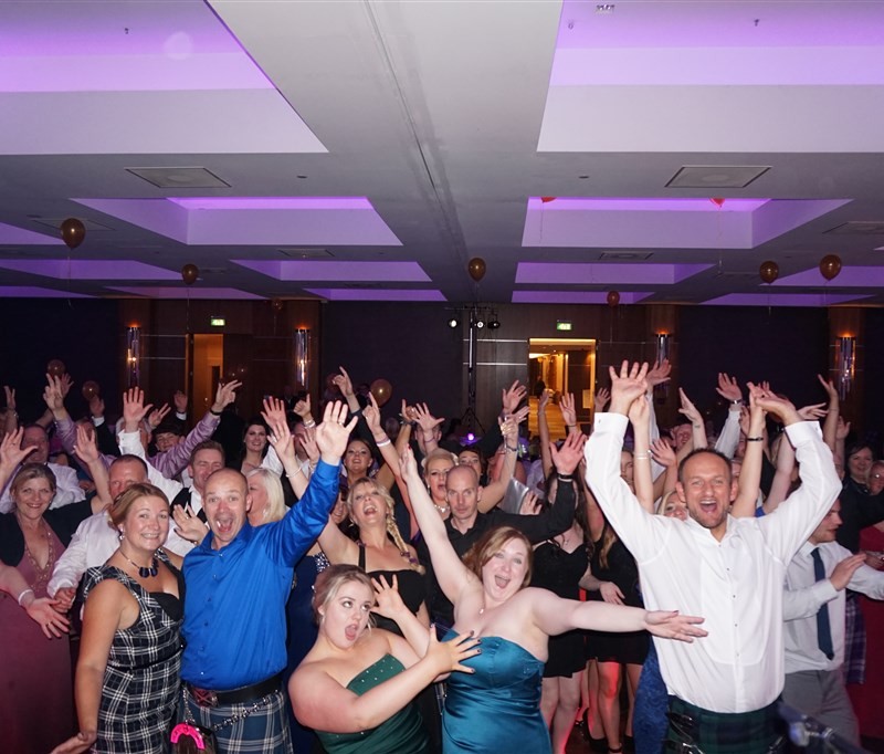 Pulse wedding band Glasgow & Ayrshire at SiMBA charity ball Edinburgh