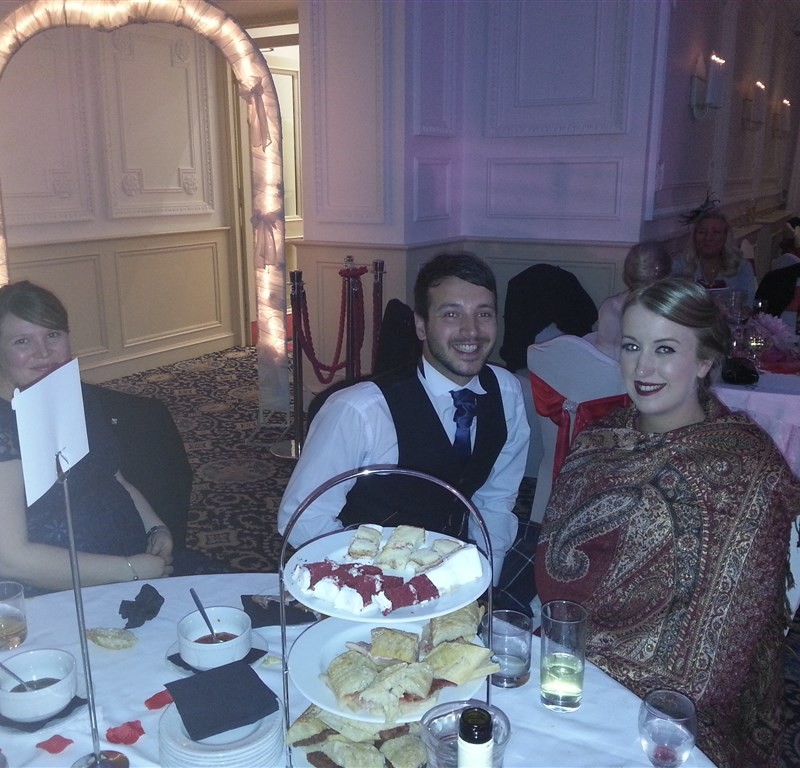 Pulse wedding band Glasgow & Ayrshire in Bothwell Bridge Hotel Motherwell wedding guests at table