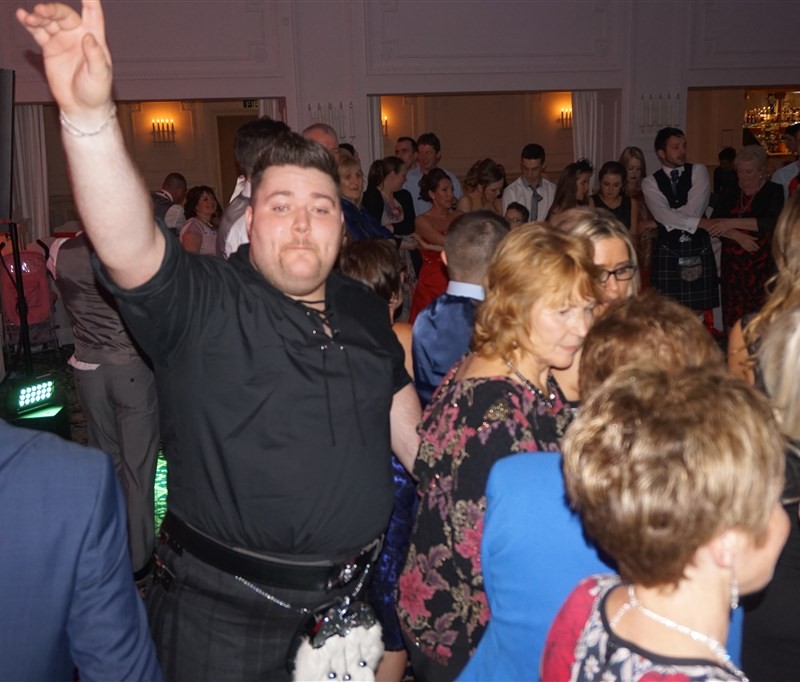 Pulse wedding band Glasgow & Ayrshire in Bothwell Bridge Hotel Motherwell people dancing on busy dance floor